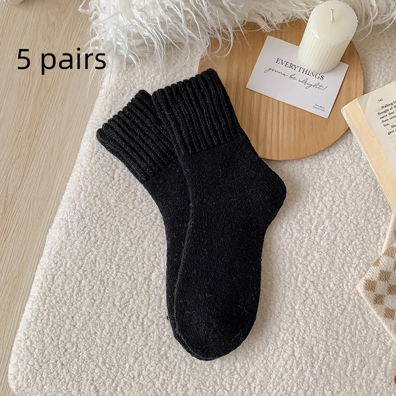Ribbed Knit Socks