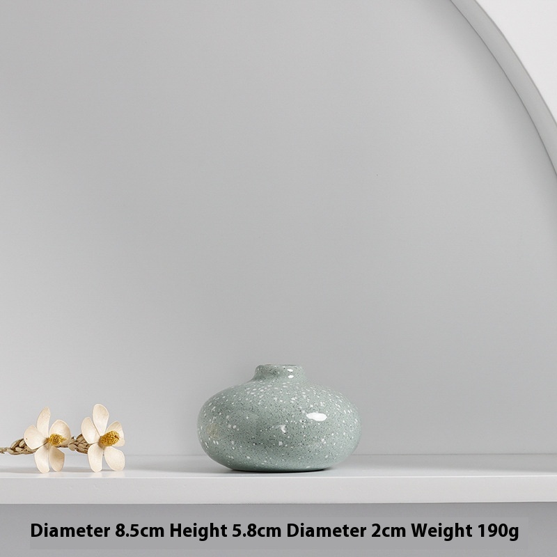 Round Ceramic Vase