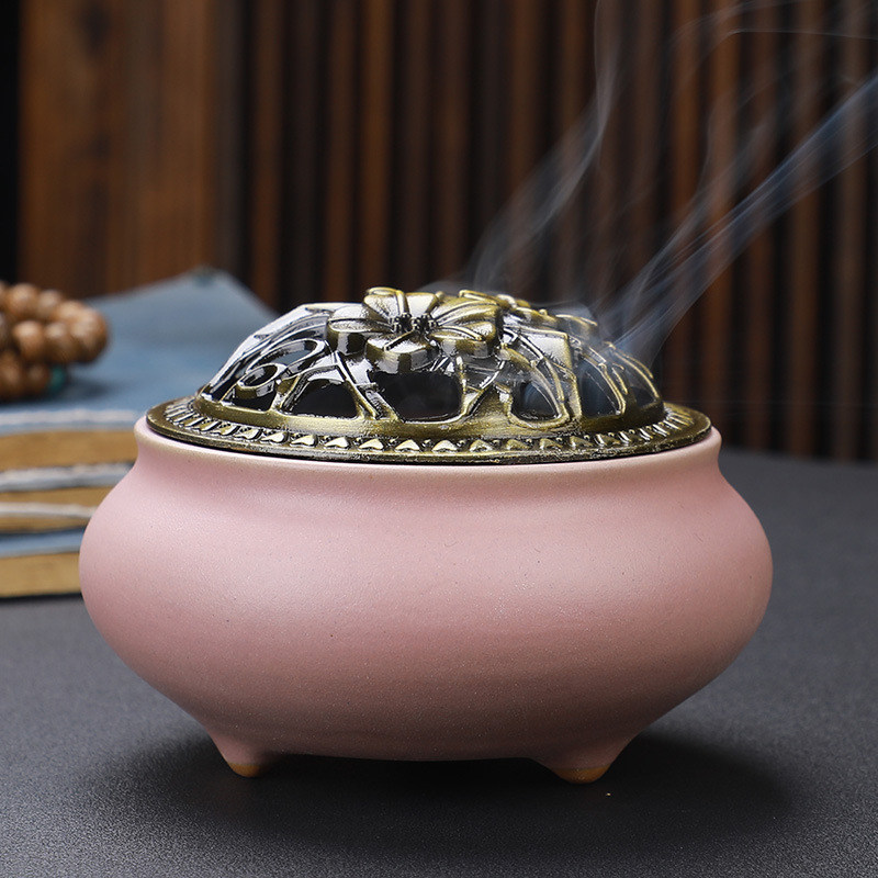Teal Incense Burner