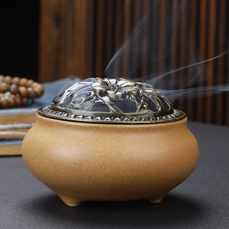 Teal Incense Burner